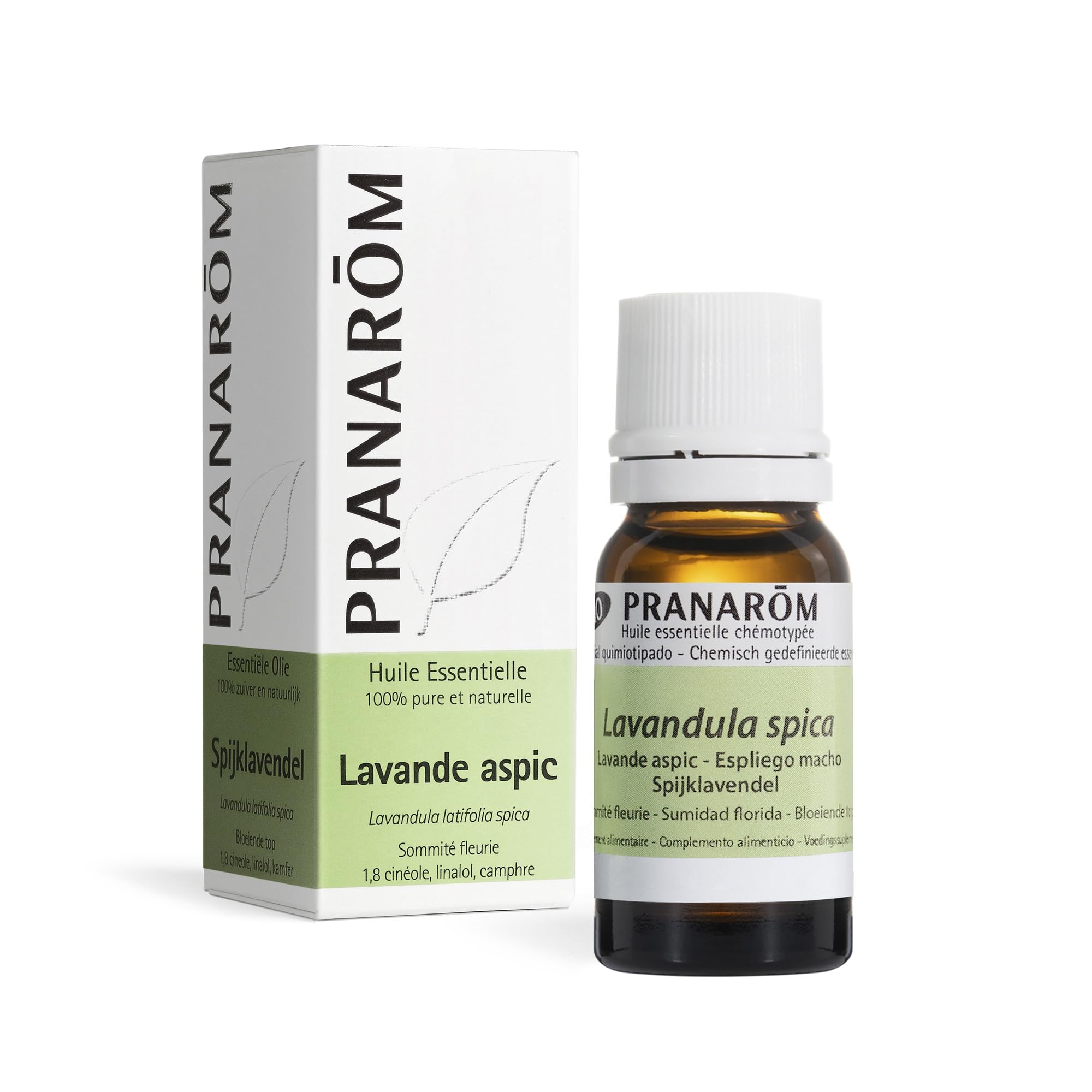Pranarôm Essential Oil Splice Male, 100% Chemotyping, Lavandula Latifolia Spica, Sumity Florida, Breathing, Joints, Prevention Itches, Female Comfort, Skin Care, 10 ml — image 1
