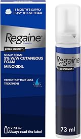 Regaine For Men Extra Strength Foam Hair Loss 5% Minoxidil Regrowth 73ml view 1