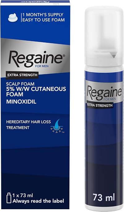 Regaine For Men Extra Strength Foam Hair Loss 5% Minoxidil Regrowth 73ml