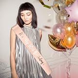 kuou Rose Gold 30th Birthday Satin Sash Party Belt 62 Inch view 6