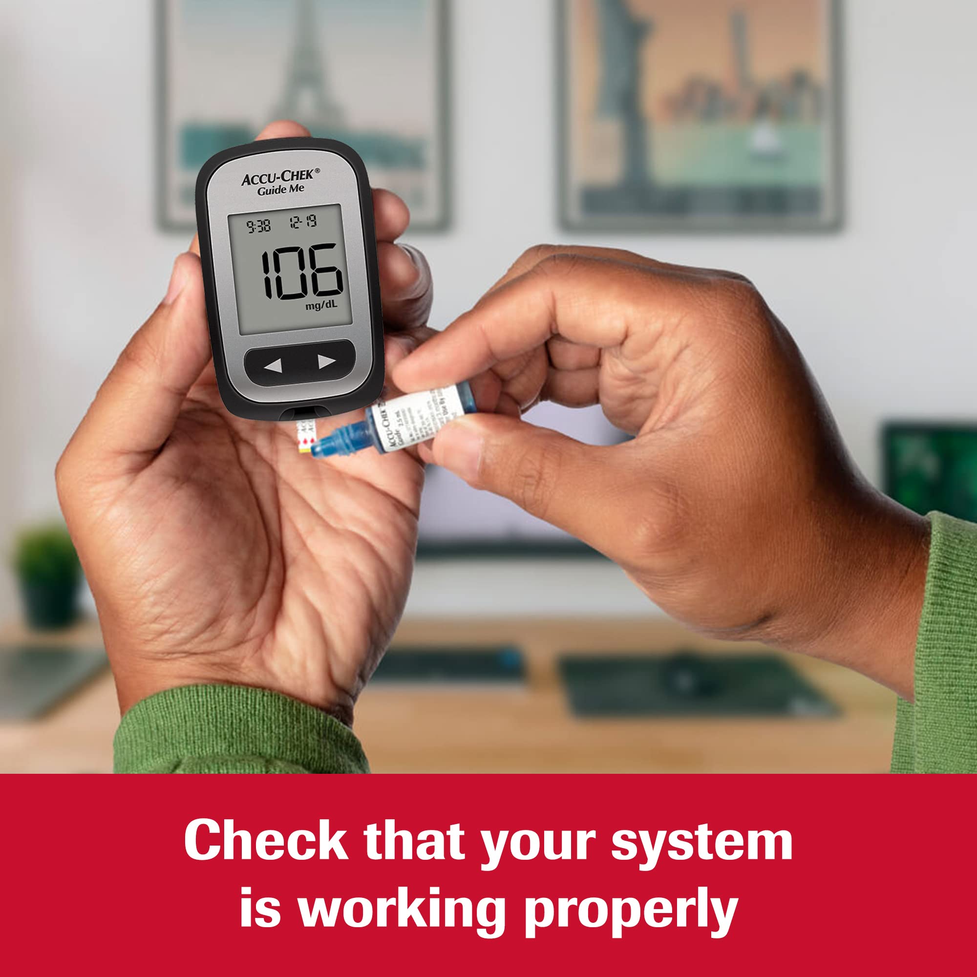 Accu-Chek Guide Diabetes Control Solution for Diabetic Blood Glucose Monitoring (Level 1 & 2 for Guide and Guide Me Test Meters)