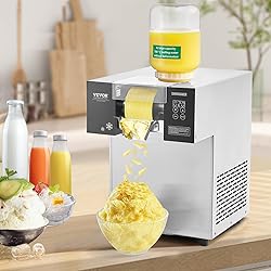 VEVOR Commercial Snowflake Ice Machine, 397LBS/24H