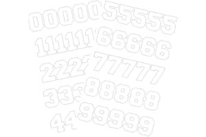 Sports Helmet Numbers 1" by Chalkallaboutit® Baseball, Hockey, Football and Lacrosse