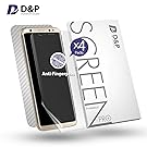 D&P 4 Packs [Matte Finish][Smooth+Reduce Fingerprint] Front [Curve Fit] Game Player Recommended TPU Film Screen Protector with Back Carbon Fiber [Full Coverage] Film for Samsung Galaxy S8
