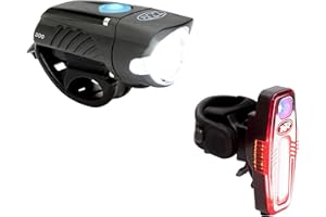 NiteRider Swift 300 Front Bike Light Sabre 110 Rear Bike Light Combo Pack- USB Rechargeable Bicycle Headlight LED Front Light