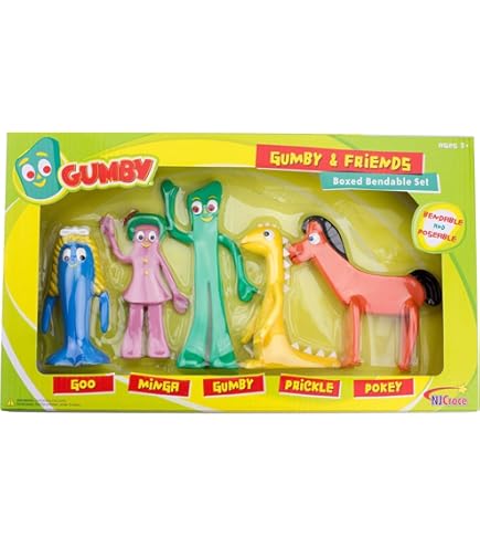 Amazon.com: NJ Croce Gumby 3-D Motion Clock, Multicolor, (CL 100