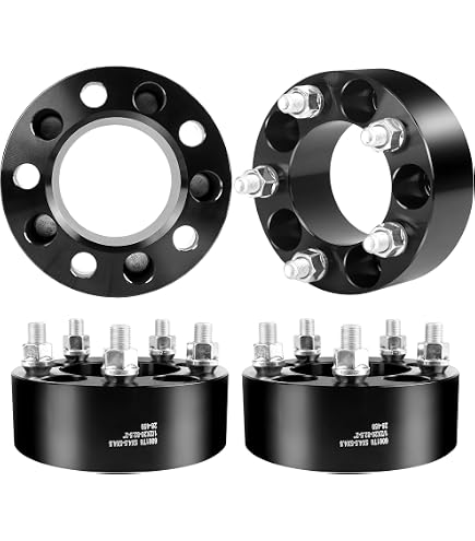 4pc 2" Wheel Spacers 5x4.5" Bolt Pattern For Jeep Wrangler, Ford Mustang, Ranger, Lincoln