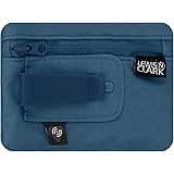 Lewis N. Clark RFID Blocking Hidden Clip Stash Money Belt Travel Pouch + Credit Card/Id Holder for Women & Men, Charcoal, One