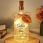 Sister Gift Sisters Birthday Gifts Birthday Gifts for Sisters from Sister Christmas Mothers Day Valentines Day Gift for Sis Adult Decorations Decorative Bottle Jar Lighting