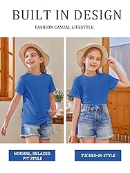 Girls Short Sleeve T Shirts Kids Summer Tops