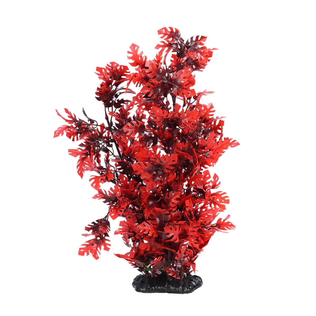 40cm / 15.7" Artificial Aquatic Plants, Aquarium Plants, Aquarium Fish Tank Plastic Plants, Fake, Aquatic Plants, Aquarium Decoration - Red 1