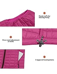 Little Donkey Andy Women's Puffer Vest, Lightweight