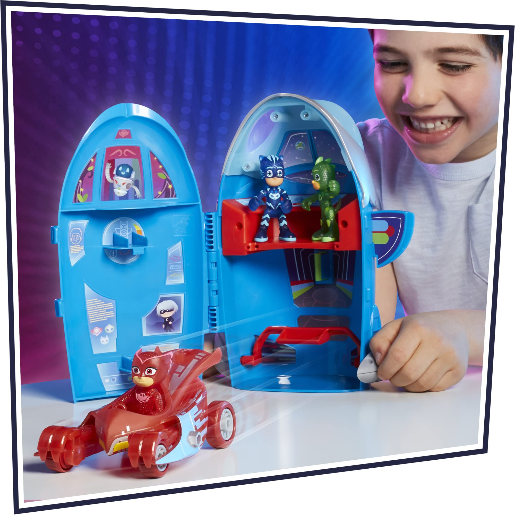 Mua PJ Masks Hasbro PJ Ultimate Adventure Set Preschool Toy Rocket HQ Mua PJ Masks Hasbro PJ Ultimate Adventure Set Preschool Toy Rocket HQ