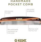 KENT Handmade Small Fine Tooth Pocket Hair Comb 13.9 cm view 4