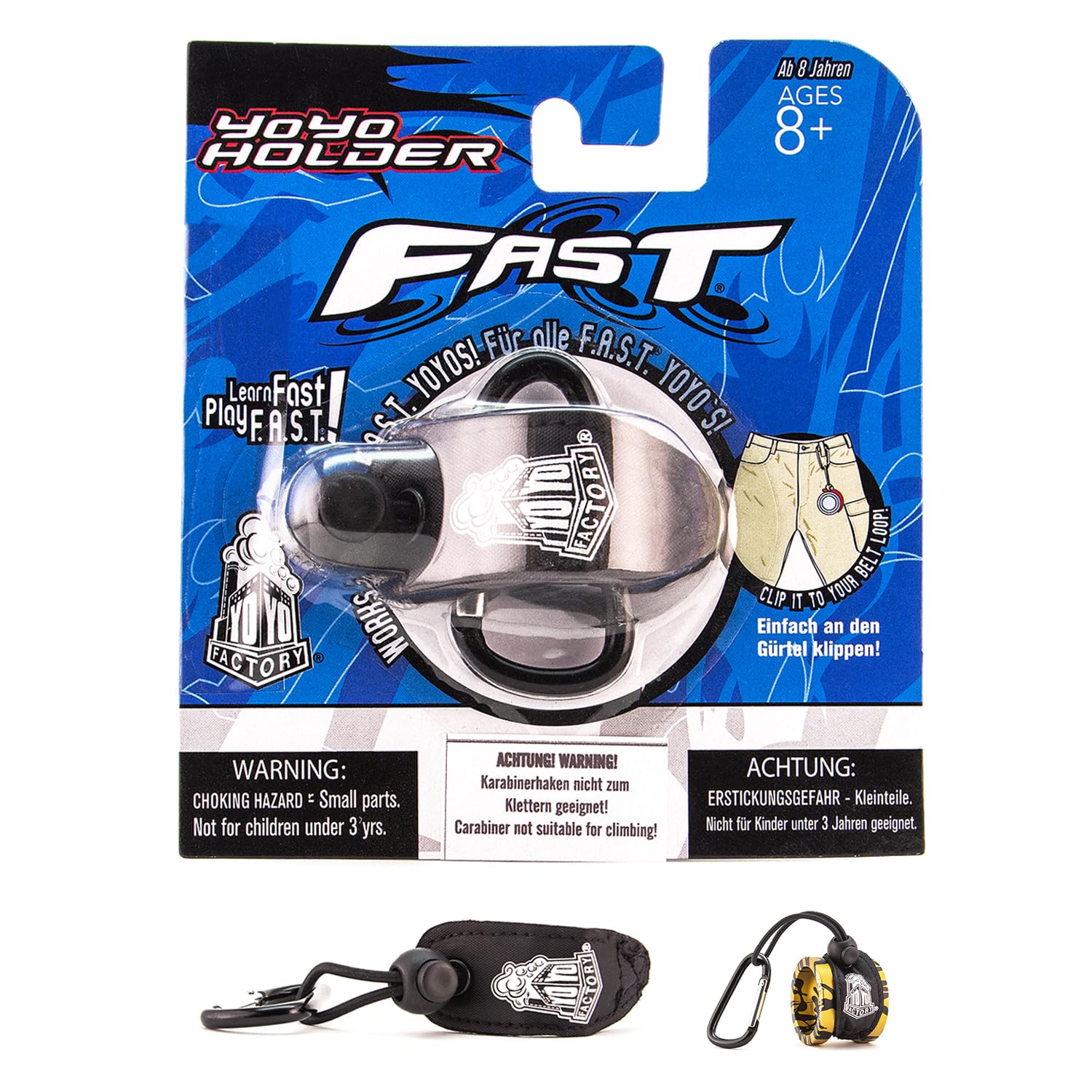 YoyoFactory Yo-Yo Holder (best way to carry your yoyo, fits all types of yoyos)