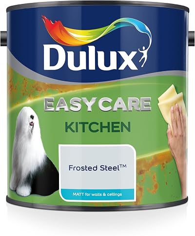 Dulux Easycare Kitchen Matt Emulsion Paint Frosted Steel 2.5L