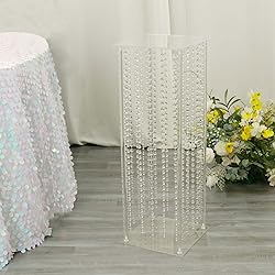 Efavormart 32" Heavy Duty Acrylic Flower Pedestal