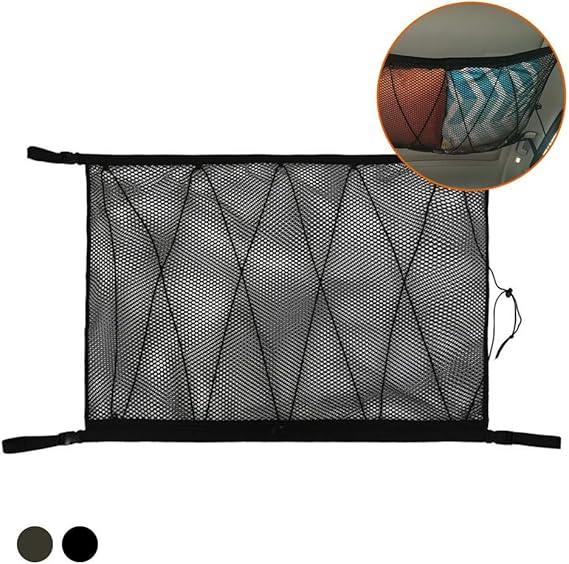 RANRANHOME Bolsillo De Red Carga En El Techo, Bolsa De Almacenamiento