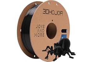 3DHoJor High Speed PLA Filament 1.75mm Black,3D Printing Filament,1kg Cardboard Spool (2.2lbs), Fit Most FDM 3D Printer,Dimensional Accuracy +/- 0.03 mm,Vacuum Packaging, No Brittle Filaments