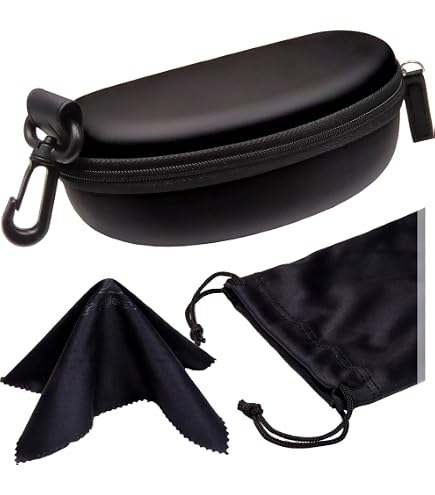 BURBERRY Large Triangular Brown Sunglass Eyeglass Case +  display picture 3