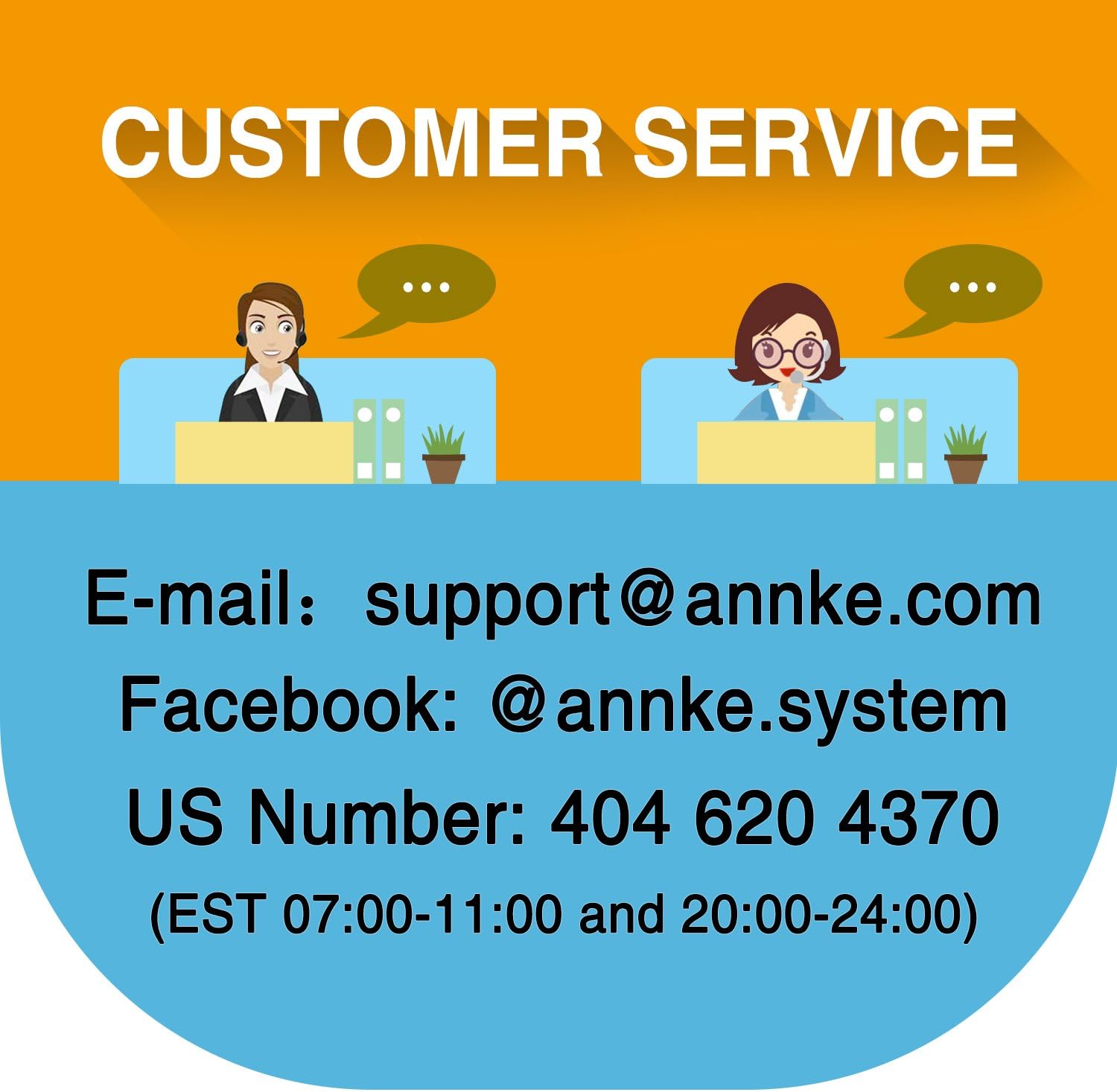 Customer Service Contact Information for ANNKE