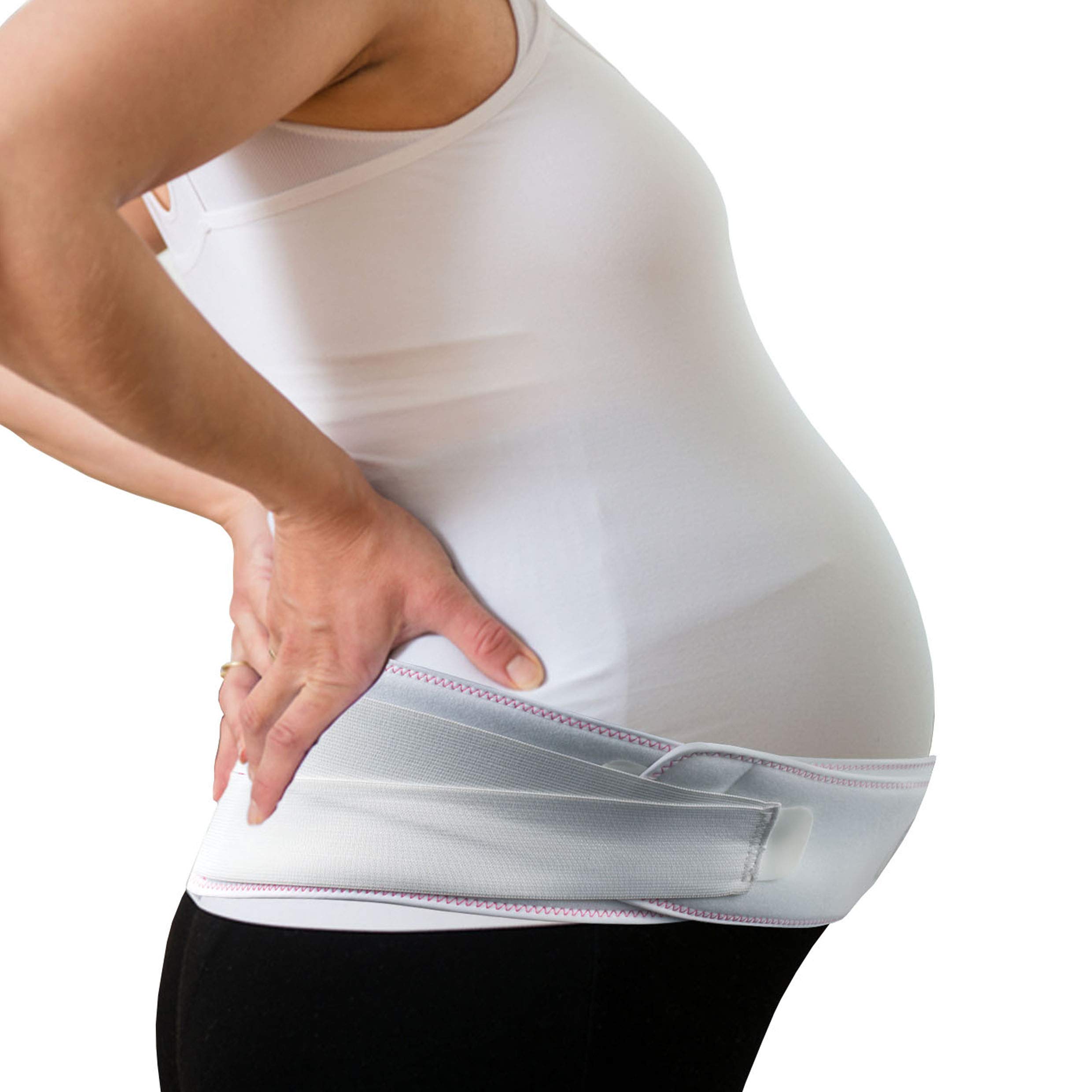 Kedley Pregnancy Support Maternity Belt, Belly Band for Prenatal and Postpartum Care, Relieve Back/Pelvic/Sciatica Pain Adjustable Breathable Belly Bump Brace Strap - Universal Size - Discreet