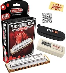 Hohner Marine Band 1896 Harmonica - Key of C Bundle