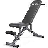 BARWING Adjustable Weight Bench Workout Bench | 900/1000 LBS Heavy Duty Incline Decline Bench for Home Gym, Easy Assembly Foldable Training Lifting Bench