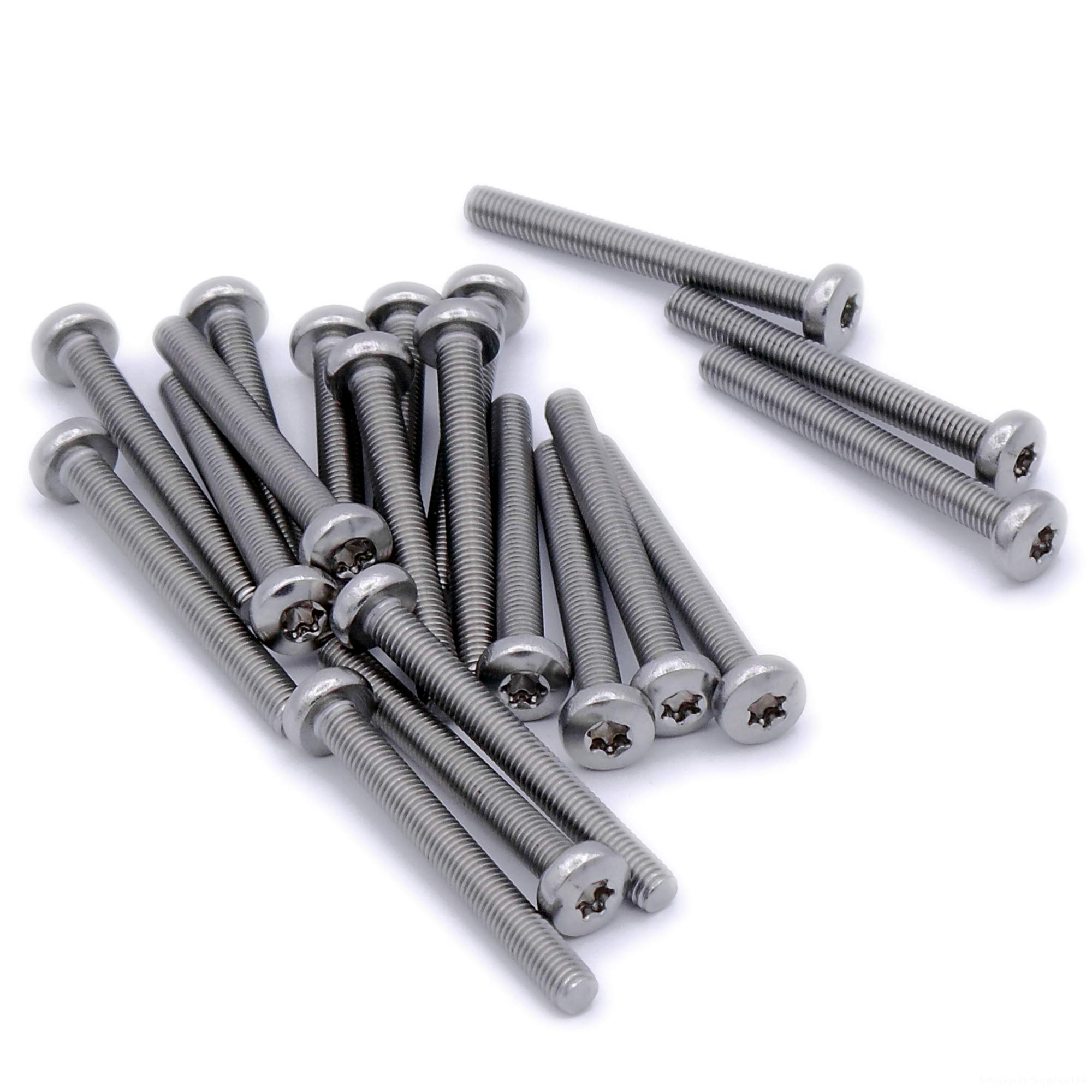 M8 (8mm x 30mm) TX Pan Machine Screw (Bolt) - Stainless Steel (A2) (Pack of 10)