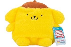 BumBumz 7.5-inch Hello Kitty and Friends Bumz - Classic Pompompurin Plush - Collectible Sanrio Toy - from The Makers of Original Squishmallows - Ages 3+