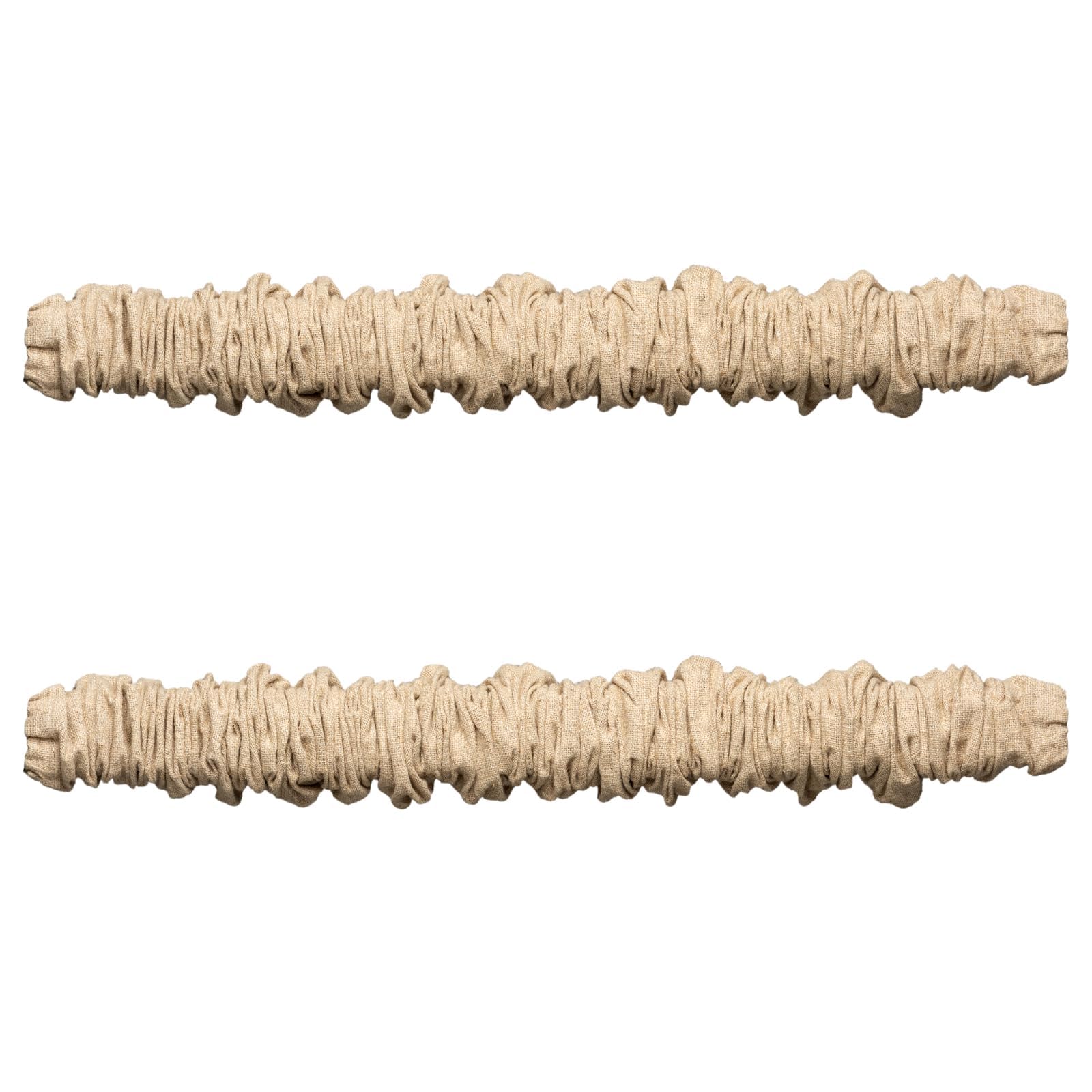 Photo 1 of Fabric Cord Cover & Chandelier Chain Cover 2 Pack 6Feet Length for Chandelier Lighting Wires Natural Burlap Easy to Install (Brown)