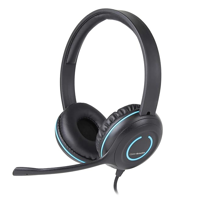 Amazon.com: Cyber Acoustics 3.5mm Stereo Headset with Headphones and