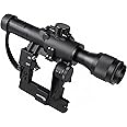 SVD Dragunov Scope POSP Rifle Scope w/Side Rail Mount (4x26mm Scope)