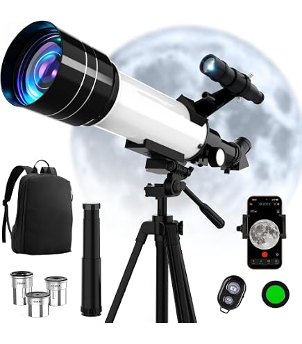 Amazon.com: Astronomical Telescope, 70mm Aperture 400mm AZ Mount