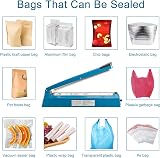 Youyijia 12" Heat Sealer Portable Plastic Bag Sealer Mylar PP Film Food Manual view 6