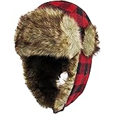 Lumberjack Plaid Aviator Trapper Hat Trooper Ear Flaps Ushanka Eskimo Cold