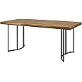 Christopher Knight Home Samuel Outdoor Modern Industrial Acacia Wood Dining Table, Teak and Black