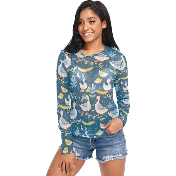 Van Gogh Starry Sky Women Mesh Sheer T Shirt, Mesh Tops See