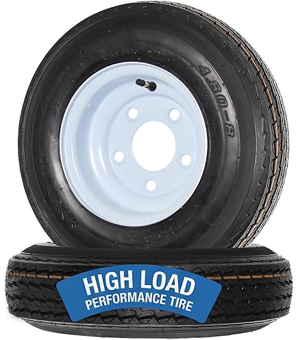 Amazon.com: WANDA Trailer Tire Wheel Assembly 4.80-8 6-Ply C 70M