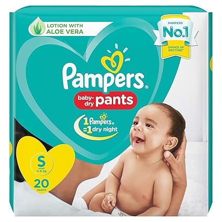 Pampers New Diaper Pants, Small, 20 Count