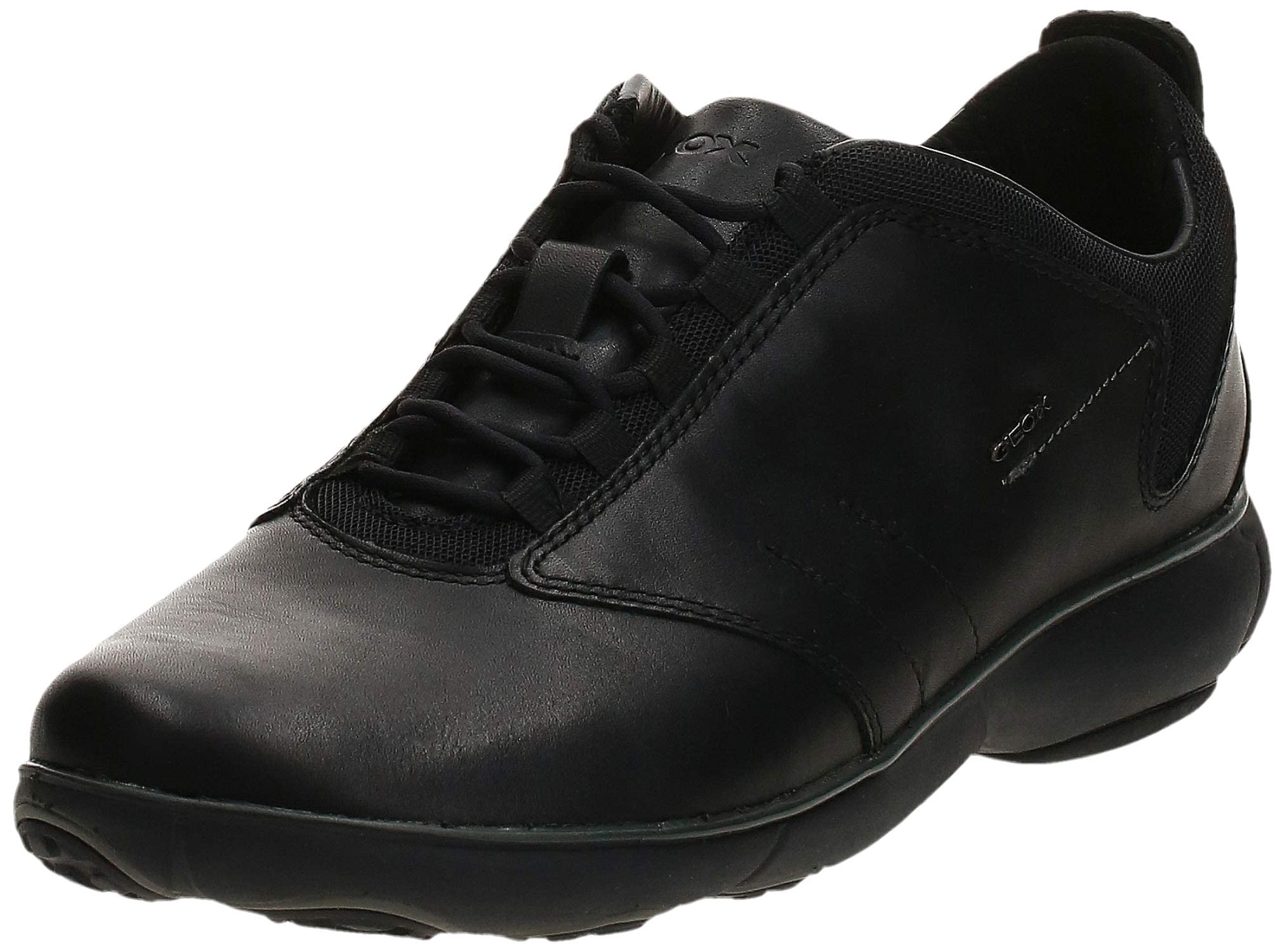 Geox Men's U Nebula A Sneaker, Black Oxford, 47 M