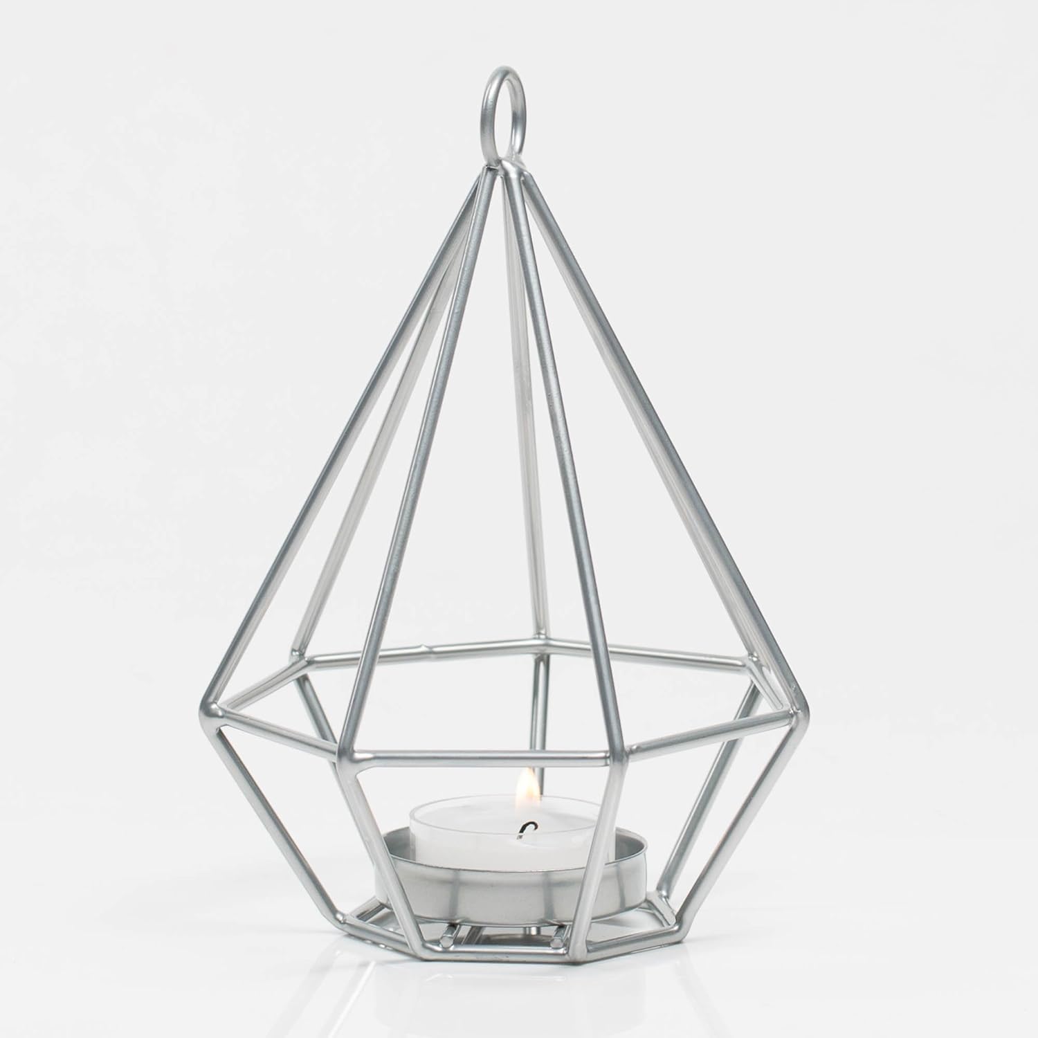 Geometric Candle Holder Silver / Our collection of geometrical