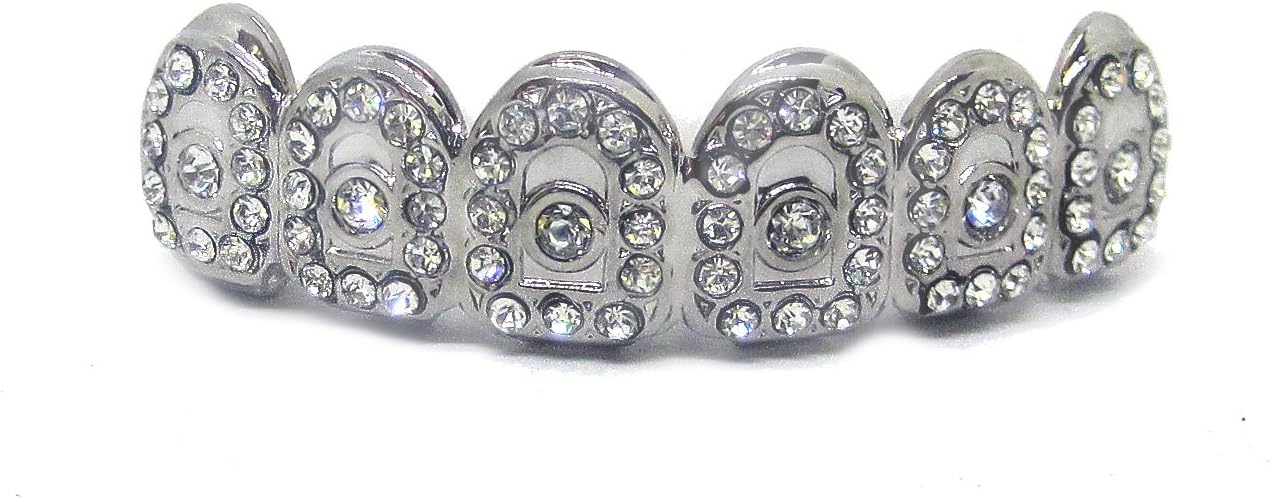 Bling Grillz Top Row DISCOBALL hiphop Bling iced out Bling Bling Grillz