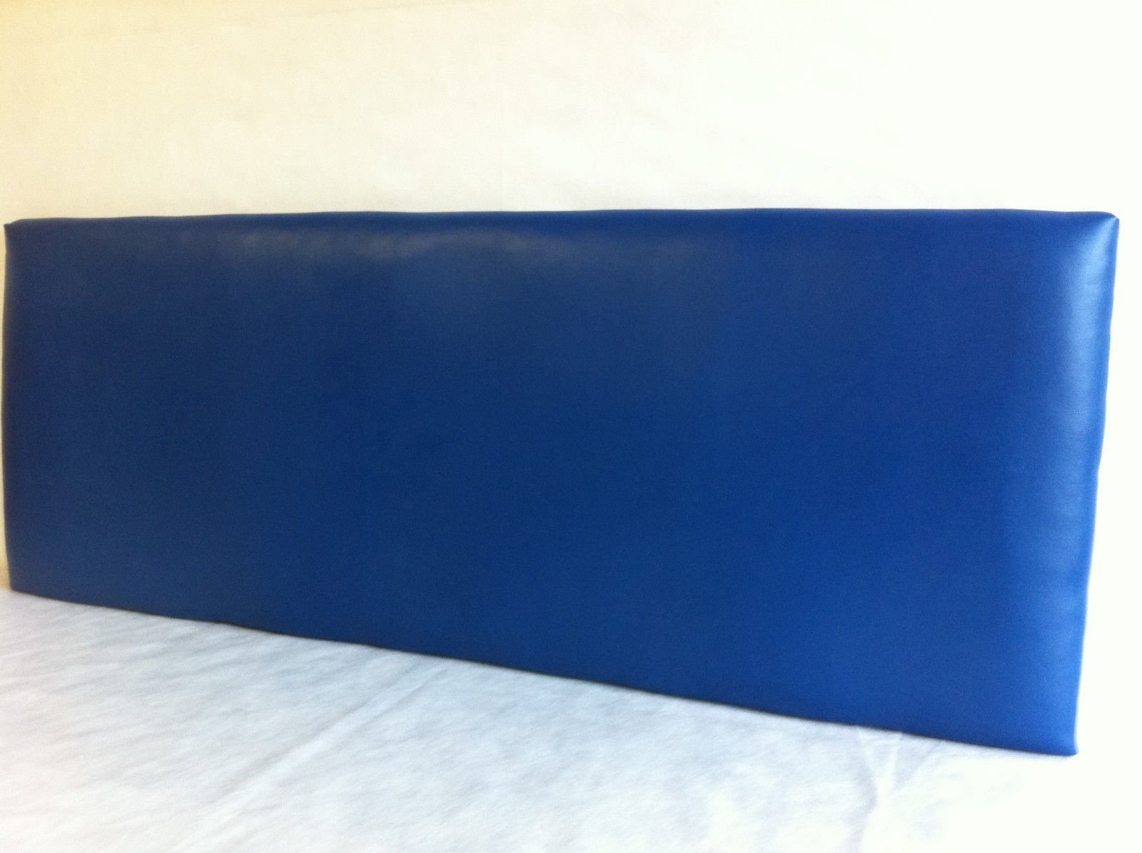 CROWNBEDSUK FAUX LEATHER VICTORIA HEADBOARD AND COLOURS (5FT KINGSIZE, Blue)