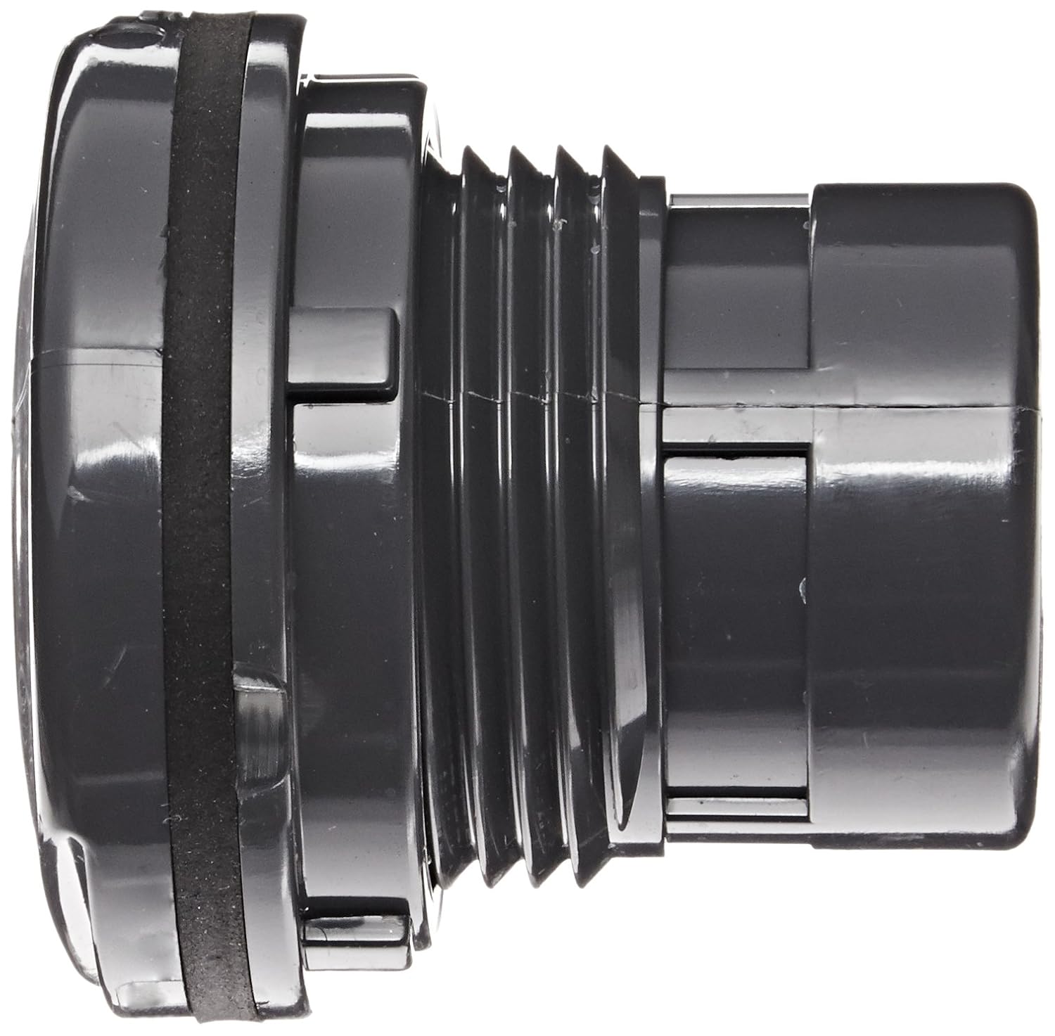 Schedule 80 Gray Spears 8171 Series PVC Bulkhead Tank Adapter 3/4