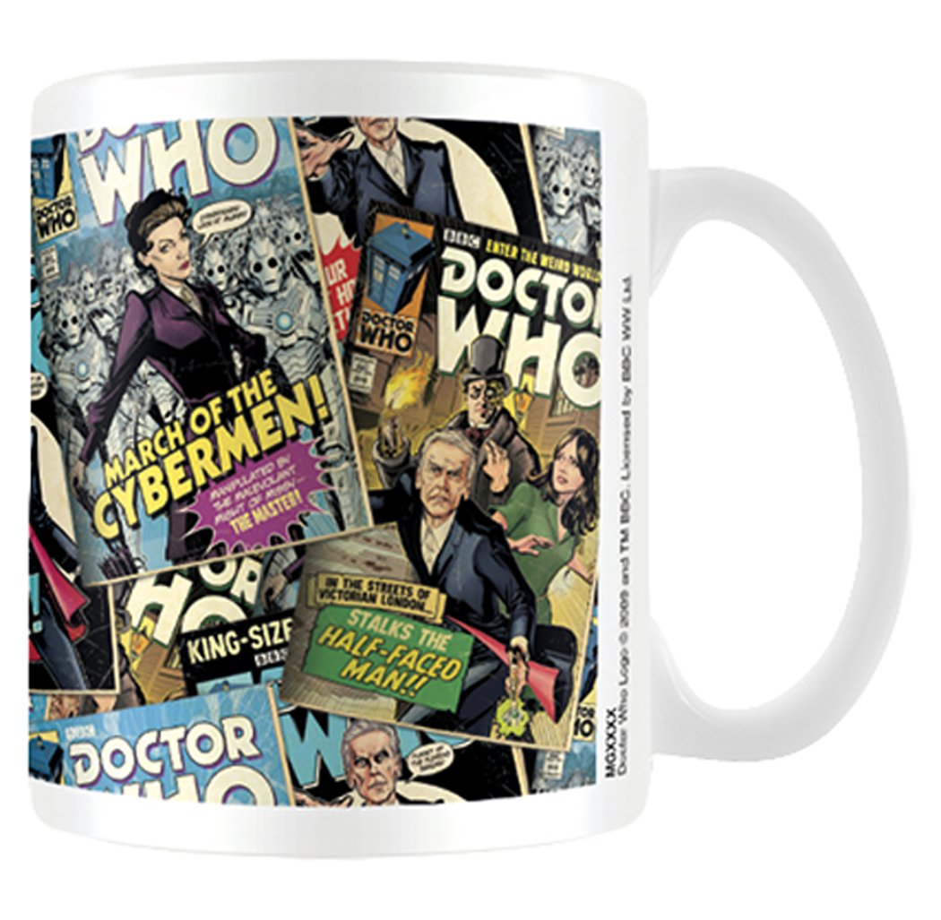 Pyramid International 2754518 Doctor Who Boxed Mug Montage , White , 8 x 11.5 x 9.5 cm