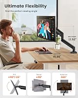 ErGear Single Monitor Arm Desk Mount 13-34 inch VESA 75/100 kg 10 view 4