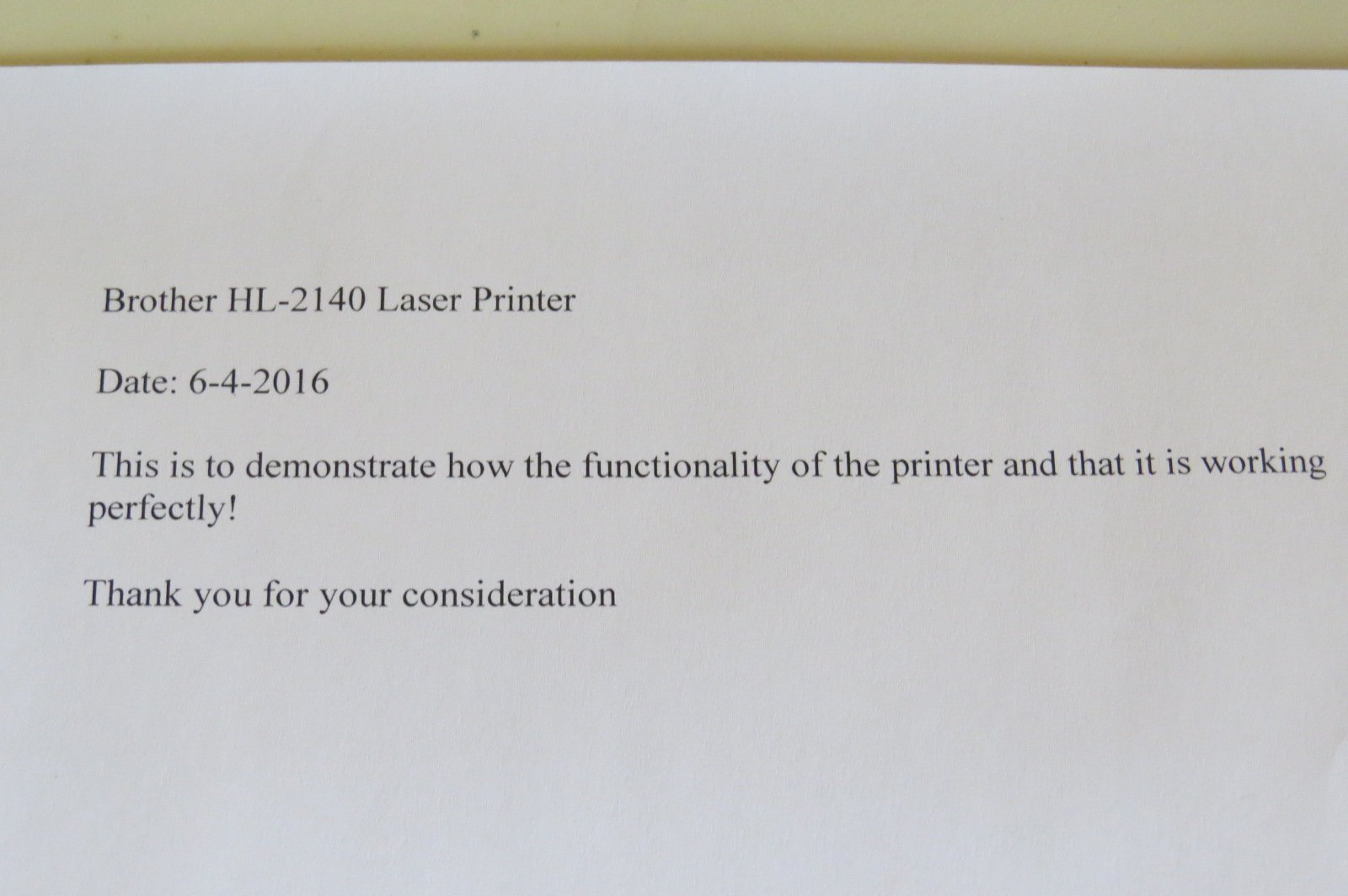 Brother HL-2140 Laser Printer