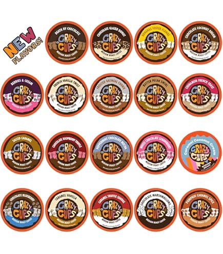 Amazon.com: Crazy Cups Flavored Coffee in Single Serve Coffee Pods - Flavor  Coffee Variety Pack for Keurig K Cups Machine from Crazy Cups, 30 Count :  Grocery & Gourmet Food