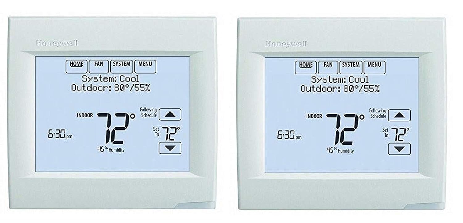 Honeywell TH8321WF1001 Wifi Vision Pro 8000 with Stages upto 3 Heat / 2  Cool (2 Pack) - - Amazon.com